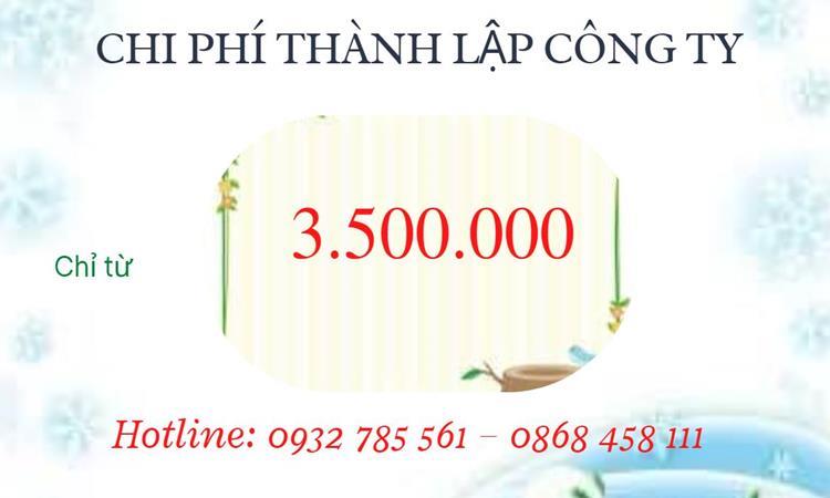 Chi phí thành lập công ty kiến trúc tại Huyện Lý Nhân 