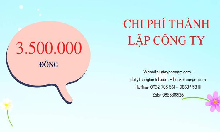 Chi phí thành lập công ty kiến trúc tại Huyện Quốc Oai 