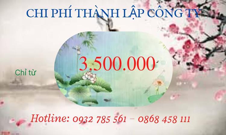 Chi phí thành lập công ty kiến trúc tại Lâm Đồng 