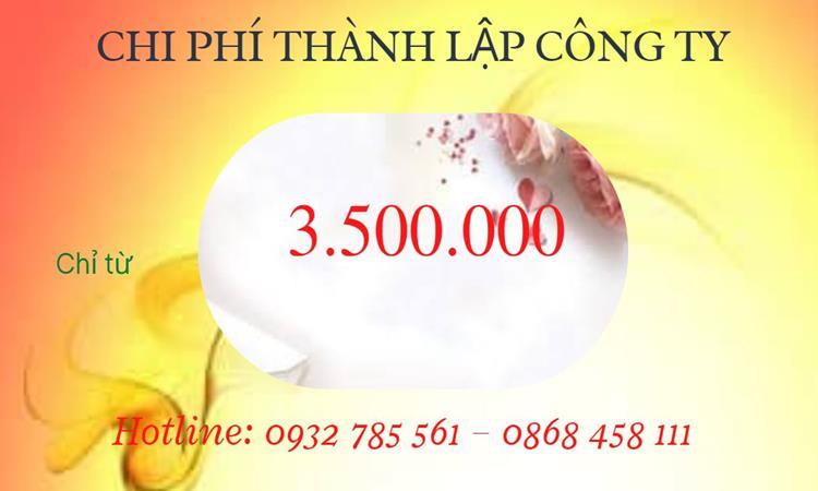 Chi phí thành lập công ty kiến trúc tại Ninh Bình 
