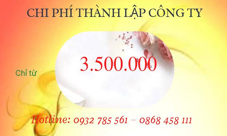 Chi phí thành lập công ty kiến trúc tại Ninh Thuận
