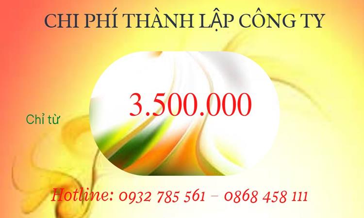 Chi phí thành lập công ty kiến trúc tại Phú Yên 