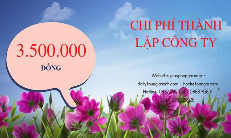 Chi phí thành lập công ty kiến trúc tại Quận Bắc Từ Liêm