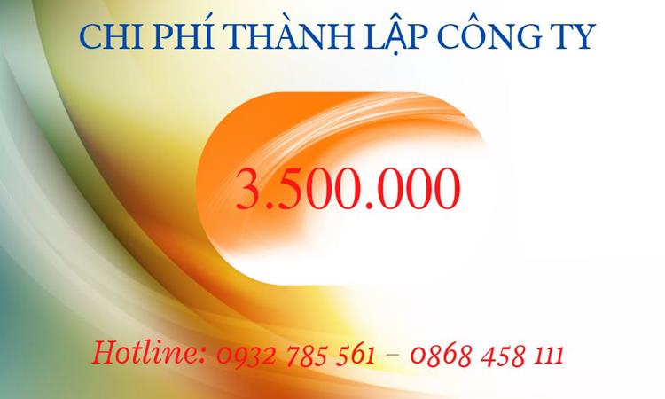 Chi phí thành lập công ty kiến trúc tại Quận Cái Răng