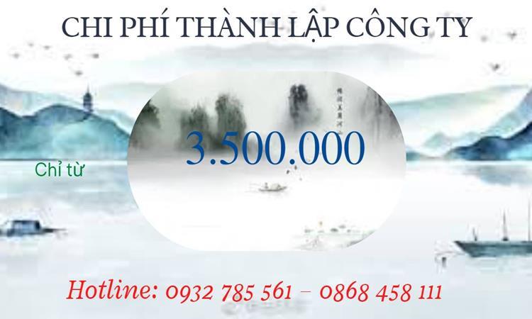 Chi phí thành lập công ty kiến trúc tại Thái Nguyên 