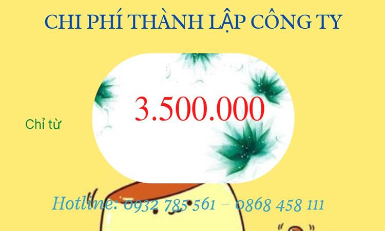 Chi phí thành lập công ty kiến trúc tại Thị xã Duy Tiên 