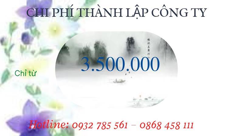 Chi phí thành lập công ty kiến trúc tại Tiền Giang 