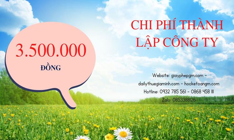 Chi phí thành lập công ty kiến trúc tại TP Hà Nội 