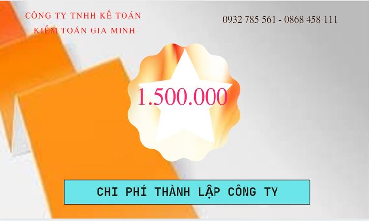 THÀNH LẬP CÔNG TY KINH DOANH PHẾ LIỆU TẠI TPHCM 5 Chi phí thành lập công ty kinh doanh phế liệu tại TPHCM