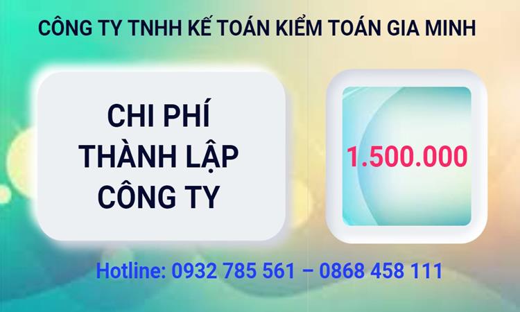 Chi phí thành lập công ty Luật tại Bắc Kạn