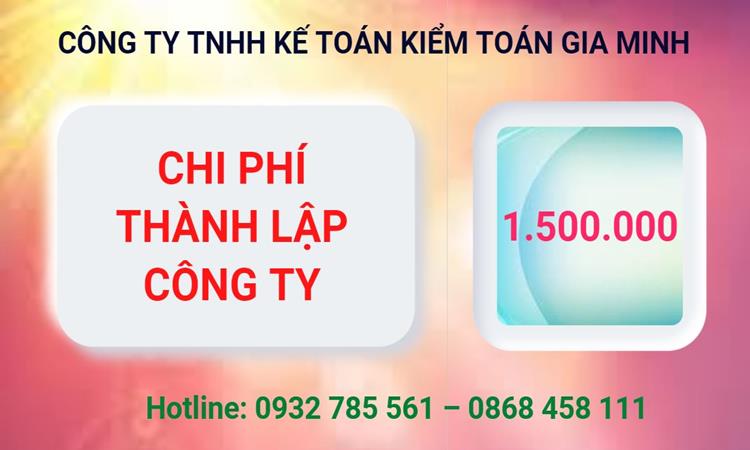 Chi phí thành lập công ty Luật tại Bắc Ninh