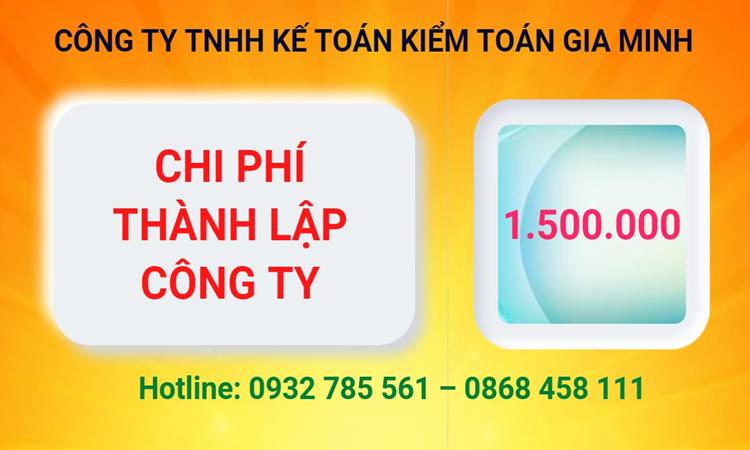 Chi phí thành lập công ty Luật tại Bình Thuận