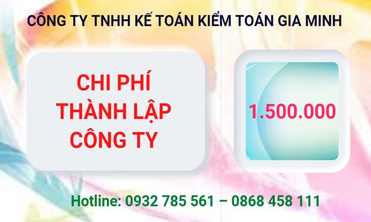 Chi phí thành lập công ty Luật tại Cần Thơ