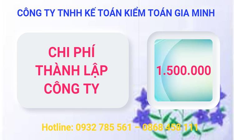 Chi phí thành lập công ty Luật tại Hà Nam