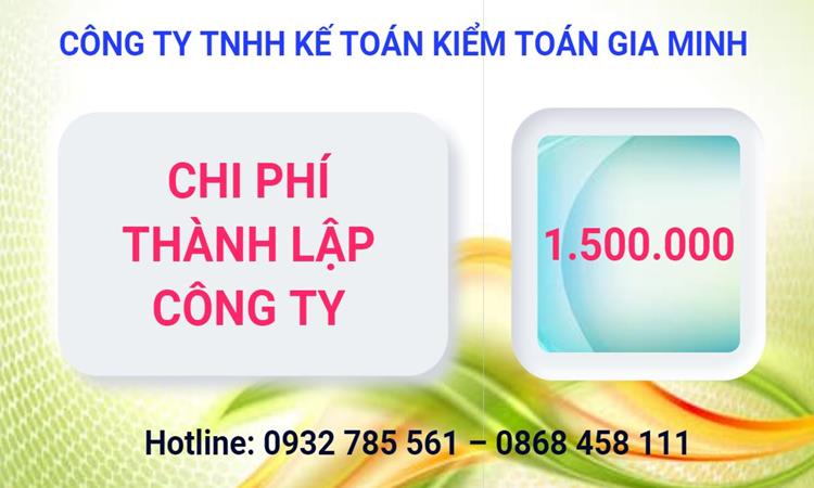 Chi phí thành lập công ty Luật tại Hải Phòng
