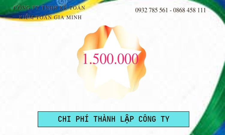 HƯỚNG DẪN THỦ TỤC THÀNH LẬP CÔNG TY LUẬT TẠI HƯNG YÊN 13 Chi phí thành lập công ty Luật tại Hưng Yên