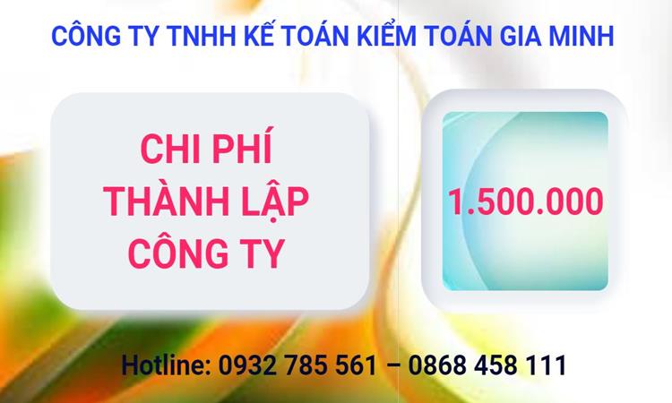 Chi phí thành lập công ty Luật tại Huyện Bình Lục