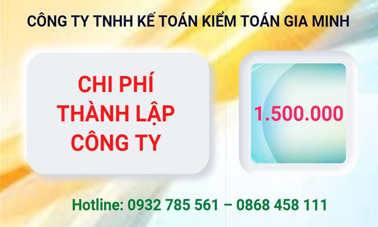 Chi phi thành lập công ty Luật tại Huyện Kim Động