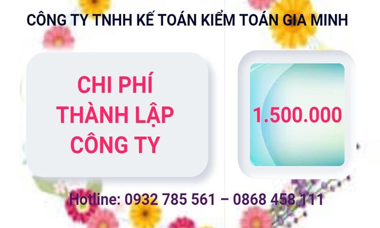 Chi phí thành lập công ty Luật tại Huyện Quốc Oai