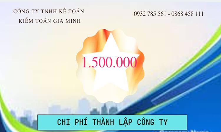 Chi phí thành lập công ty Luật tại Huyện Thạch Thất