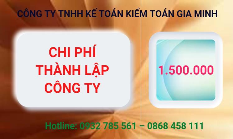 Chi phí thành lập công ty Luật tại Huyện Thanh Liêm