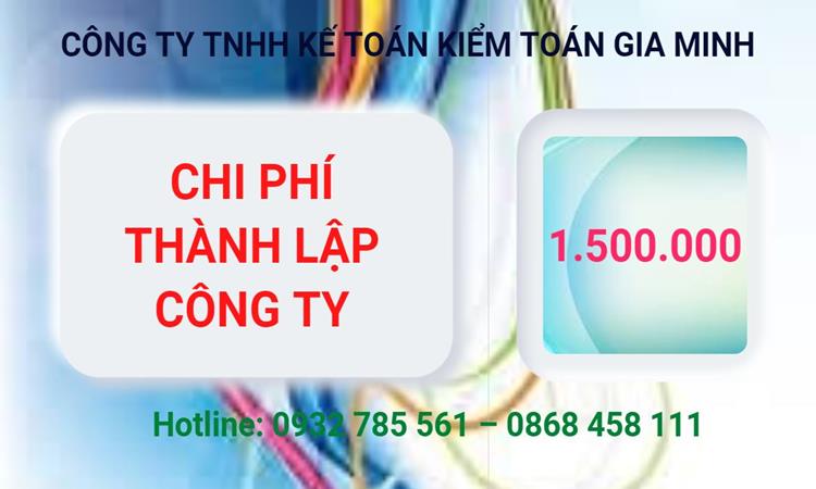 Chi phí thành lập công ty Luật tại Huyện Văn Giang