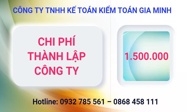 Chi phí thành lập công ty Luật tại Huyện Văn Lâm
