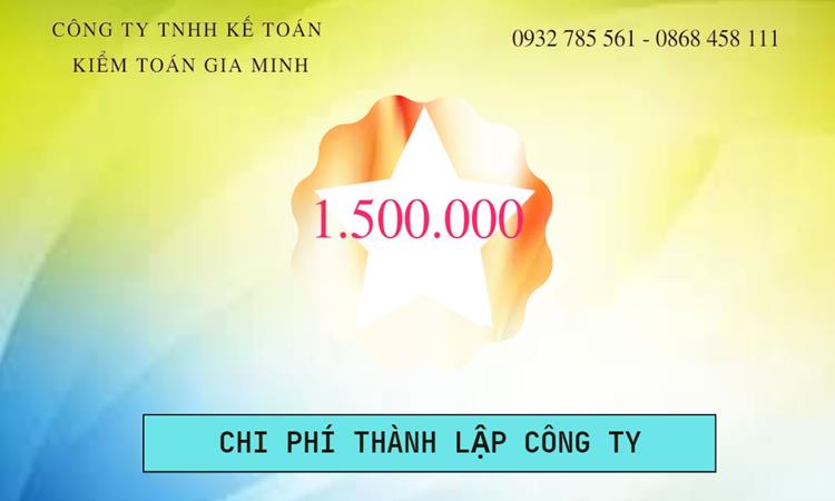 Chi phí thành lập công ty Luật tại Quận 4