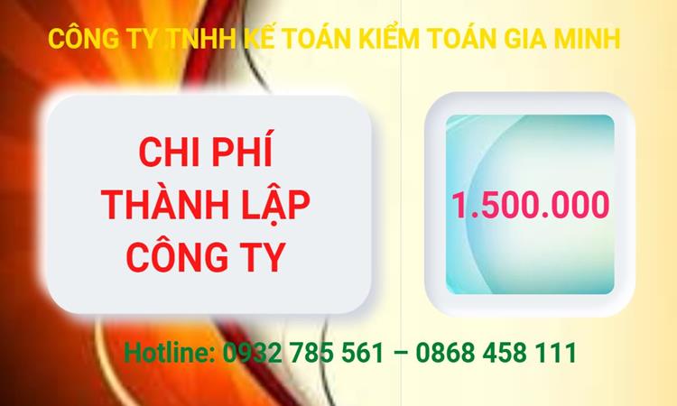 Chi phí thành lập công ty Luật tại Quận Bắc Từ Liêm