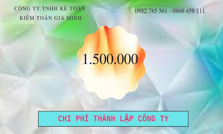 Chi phí thành lập công ty Luật tại Quận Bình Tân