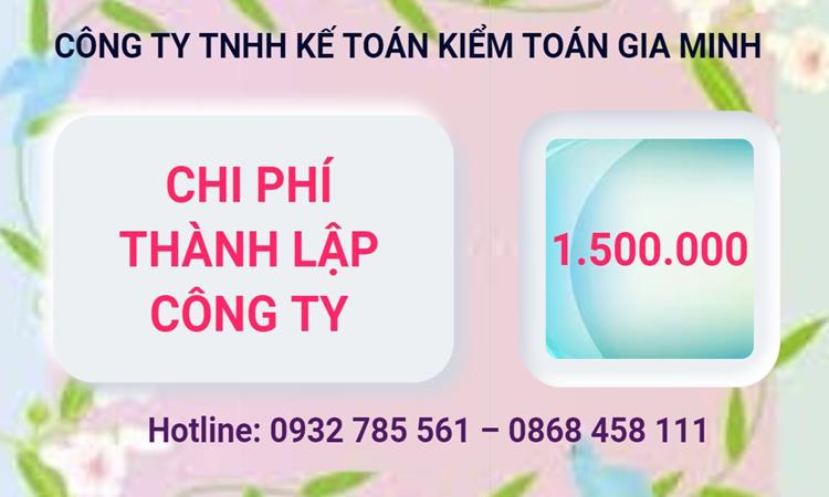 Chi phí thành lập công ty Luật tại Quận Hai Bà Trưng