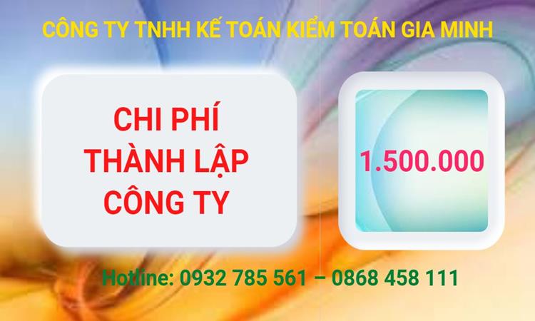 Chi phí thành lập công ty Luật tại Quận Hoàn Kiếm
