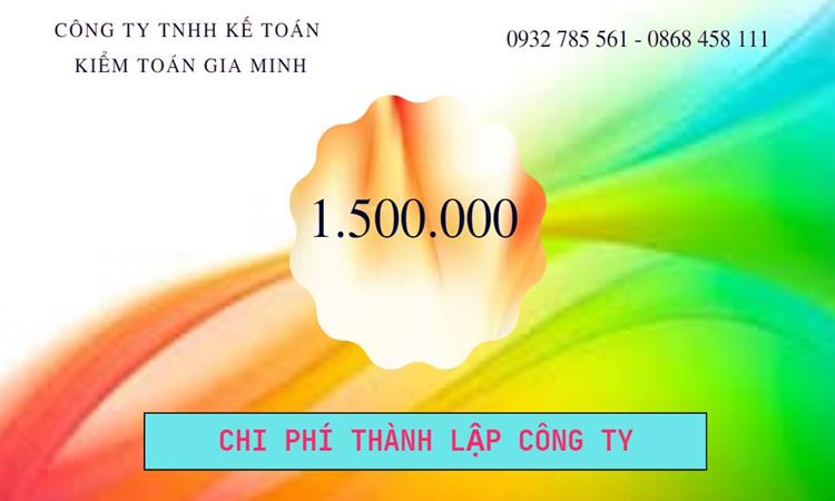 Chi phí thành lập công ty Luật tại Quận Tây Hồ