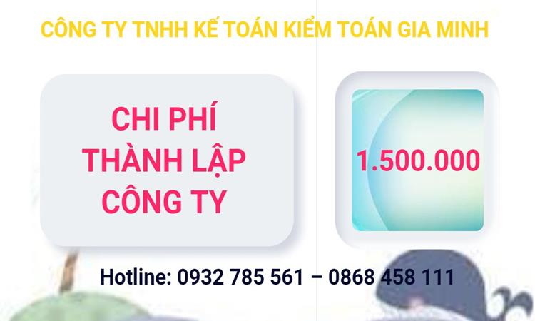 Chi phí thành lập công ty Luật tại Quận Thốt Nốt