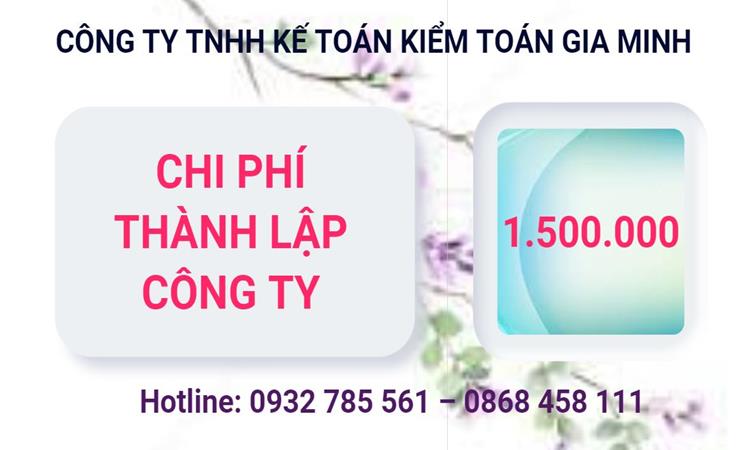 Chi phí thành lập công ty Luật tại Quảng Bình