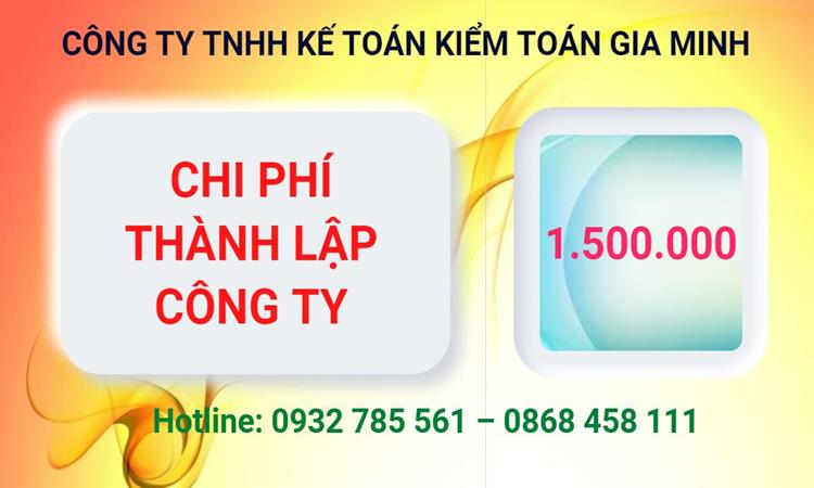 Chi phí thành lập công ty Luật tại Thái Nguyên