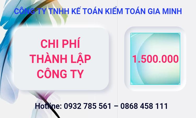 Chi phí thành lập công ty Luật tại Quận Hải Châu