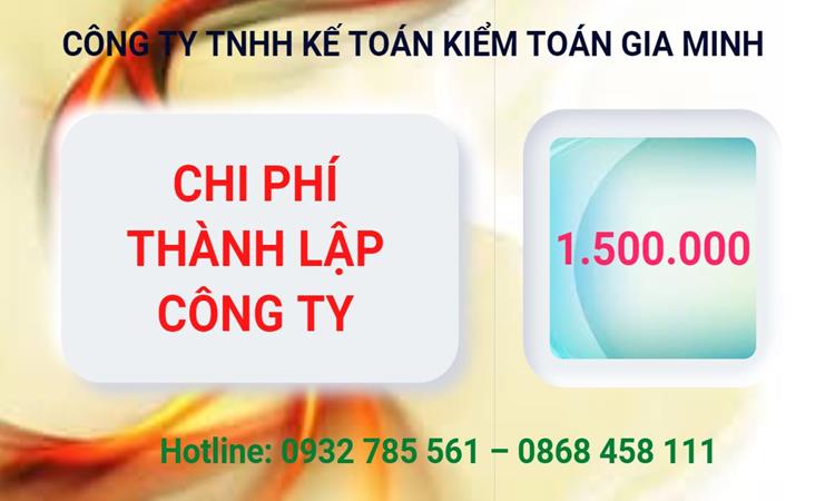 Chi phí thành lập công ty Luật tại TP Hải Phòng