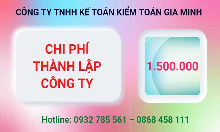 Chi phí thành lập công ty Luật tại Vũng Tàu