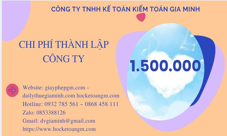 Chi phí thành lập công ty sản xuất kinh doanh gạo tại Huyện Ân Thi 