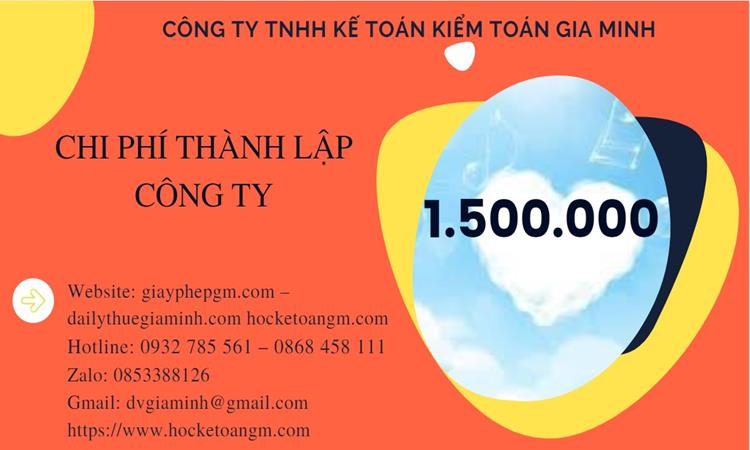 Chi phí thành lập công ty sản xuất kinh doanh gạo tại Huyện Tiên Lữ 