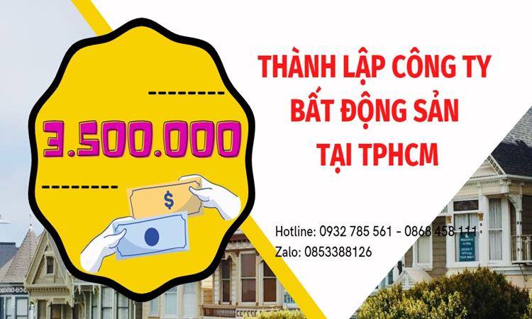 THÀNH LẬP CÔNG TY BẤT ĐỘNG SẢN TẠI TPHCM 2 Đăng ký thành lập công ty bất động sản tại TPHCM