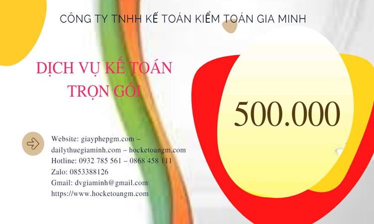 Dịch vụ báo cáo thuế tại Cà Mau giá rẻ 