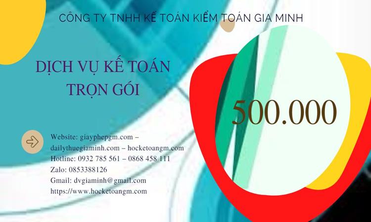 Dịch vụ báo cáo thuế tại Vĩnh Phúc giá rẻ 