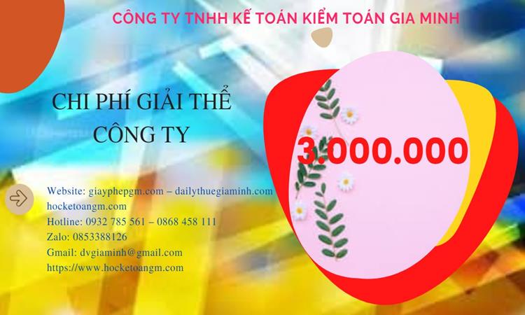 Dịch vụ giải thể công ty tại Huyện Đan Phượng