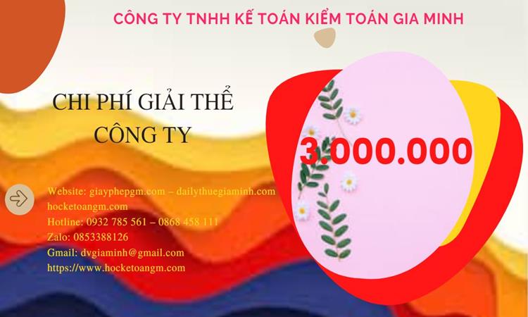 Dịch vụ giải thể công ty tại Huyện Mê Linh