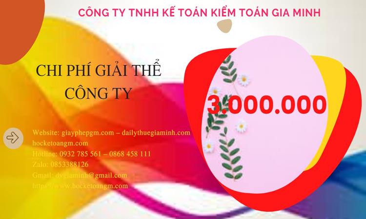 Dịch vụ giải thể công ty tại Huyện Phúc Thọ