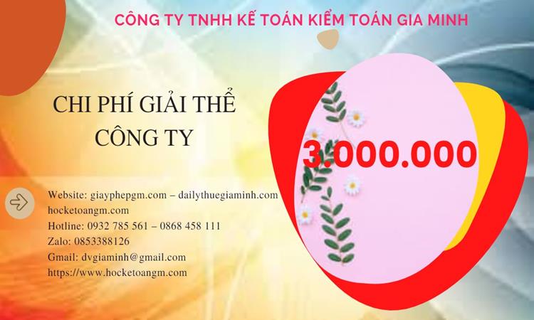Dịch vụ giải thể công ty tại Huyện Thường Tín