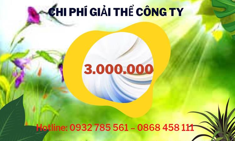 Dịch vụ giải thể công ty tại Huyện Tiên Lữ