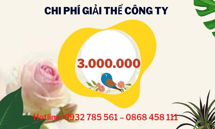Dịch vụ giải thể công ty tại Thành Phố Phủ Lý